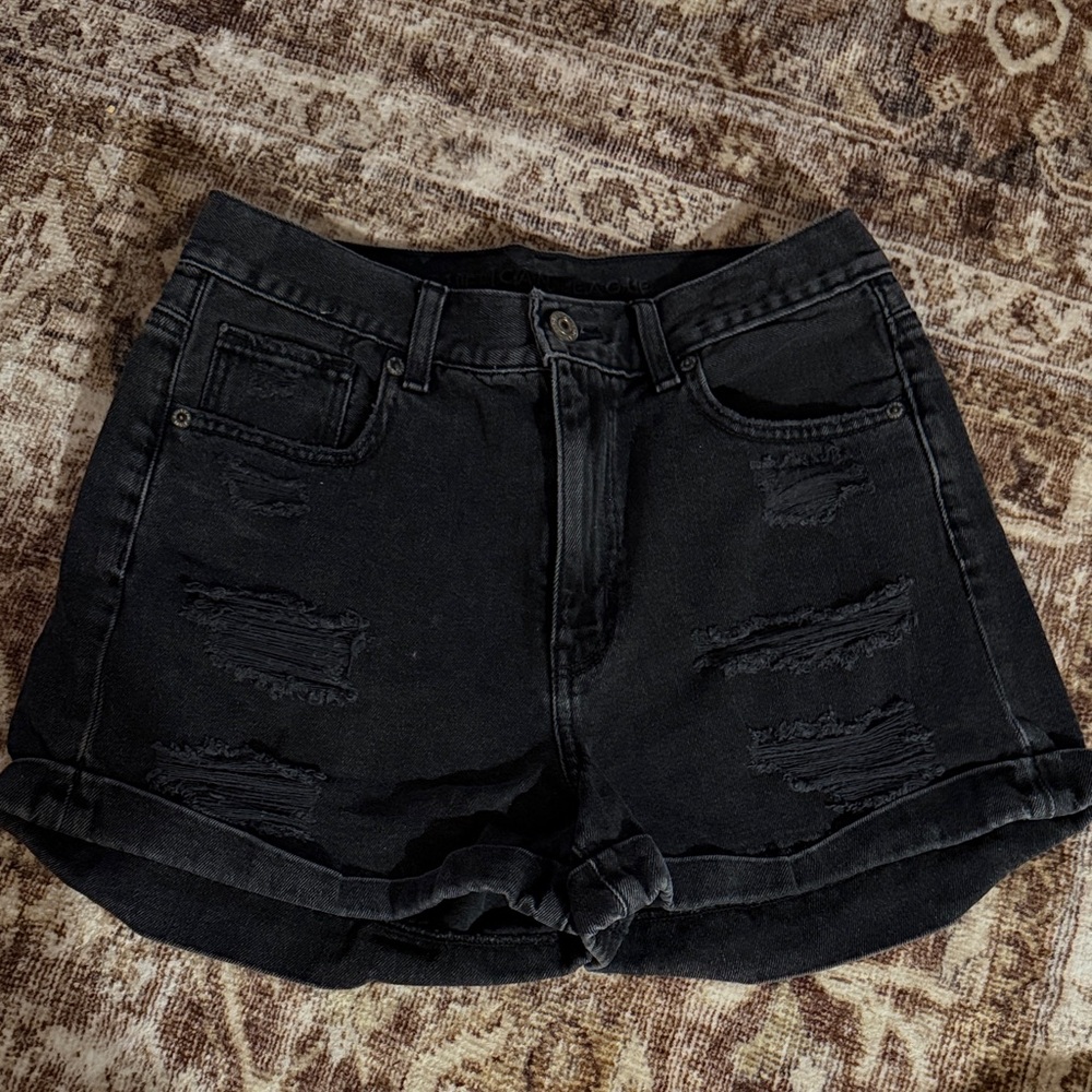 American Eagle Outfitters Black Jean Shorts